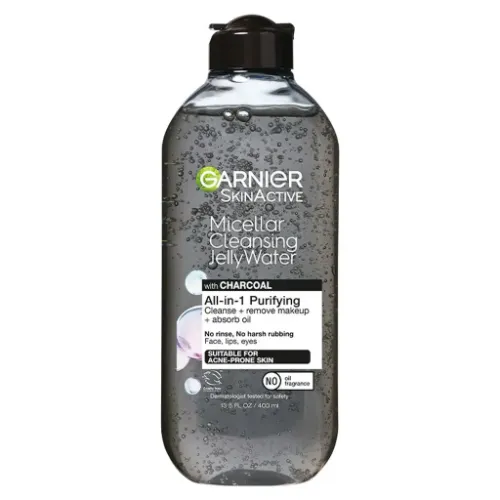 میسلار واتر ژلهای ذغالی گارنیر (Garnier) ۴۰۰ میل؛ پاکسازی عمیق و متعادلکننده چربی